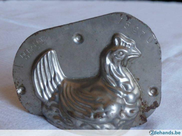 Vintage Chocoladegietvorm Dehaeck, Antiek en Kunst, Curiosa en Brocante, Ophalen of Verzenden