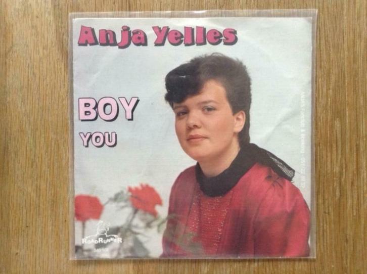 single anja yelles, Cd's en Dvd's, Vinyl Singles, Single, Nederlandstalig, 7 inch, Ophalen of Verzenden
