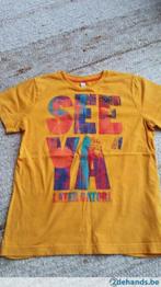 Oranje t-shirt van Esprit maat 140-146, Verzenden, Gebruikt, Jongen, Shirt of Longsleeve