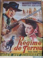 Filmaffiche :Régime de terreur.Man from Texas(replica), Antiek en Kunst, Ophalen of Verzenden