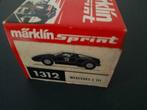 Marklin Sprint 1312 Mercedes C111 oranje in OVP, Ophalen of Verzenden, Zo goed als nieuw, Auto, Overige merken