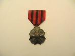 Médaille 1865-1909 Croix civile 3e classe Léopold II, Armée de terre, Enlèvement ou Envoi, Ruban, Médaille ou Ailes