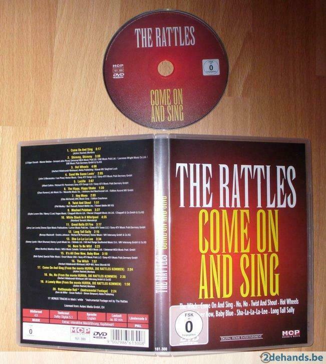 dvd the rattles - come and sing - the witch live - pop rock, CD & DVD, DVD | Musique & Concerts, Comme neuf, Musique et Concerts