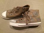 Sneakers kunstleder Ash 37 met studs en strass in goede staa, Beige, Ophalen of Verzenden, Zo goed als nieuw, Sportschoenen