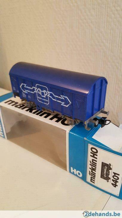 4401 Marklin HO- Oostenrijkse gesloten goederenwagen v/d ÖBB, Hobby en Vrije tijd, Modeltreinen | Overige schalen, Nieuw, Wagon