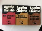 Agatha Christie 3 boeken, Comme neuf, Enlèvement