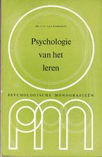 Dr. C.F. Van Parreren, Psychologie van het leren., Livres, Psychologie, Comme neuf, Psychologie cognitive, Enlèvement ou Envoi