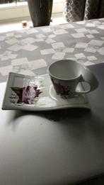 Rétro kopje+ onderbord, Antiek en Kunst, Ophalen of Verzenden