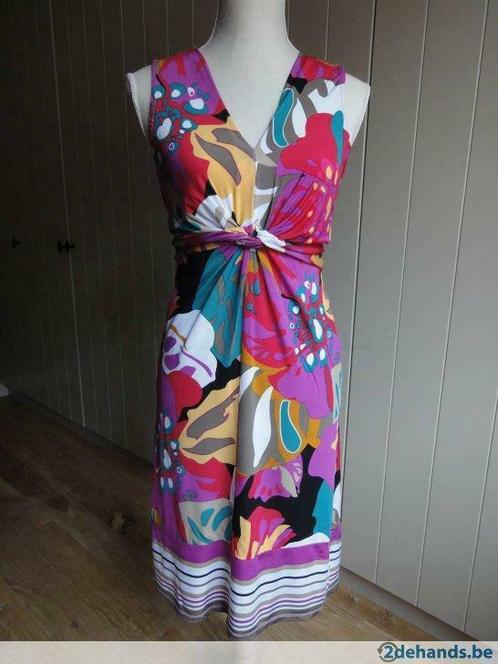 Kleurrijk zomerkleedje - Comma, Kleding | Dames, Jurken, Nieuw, Maat 36 (S), Overige kleuren, Onder de knie, Ophalen of Verzenden