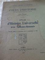 Atlas d'histoire universelle, 1929, Gelezen, Overige typen, Joseph Halkin, Ophalen of Verzenden