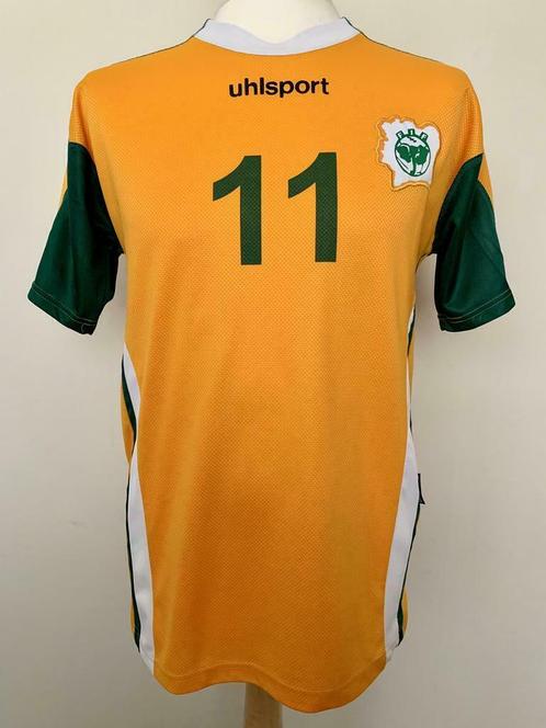 Maillot football Côte d’Ivoire 2004-2005 home Didier Drogba, Sports & Fitness, Football, Utilisé, Maillot, Taille M
