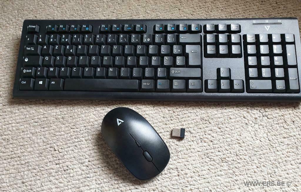 Draadloos Keyboard AZERTY met draadloze muis   NIEUW, Toetsenbord en muis-set, Ophalen of Verzenden, Draadloos, Nieuw