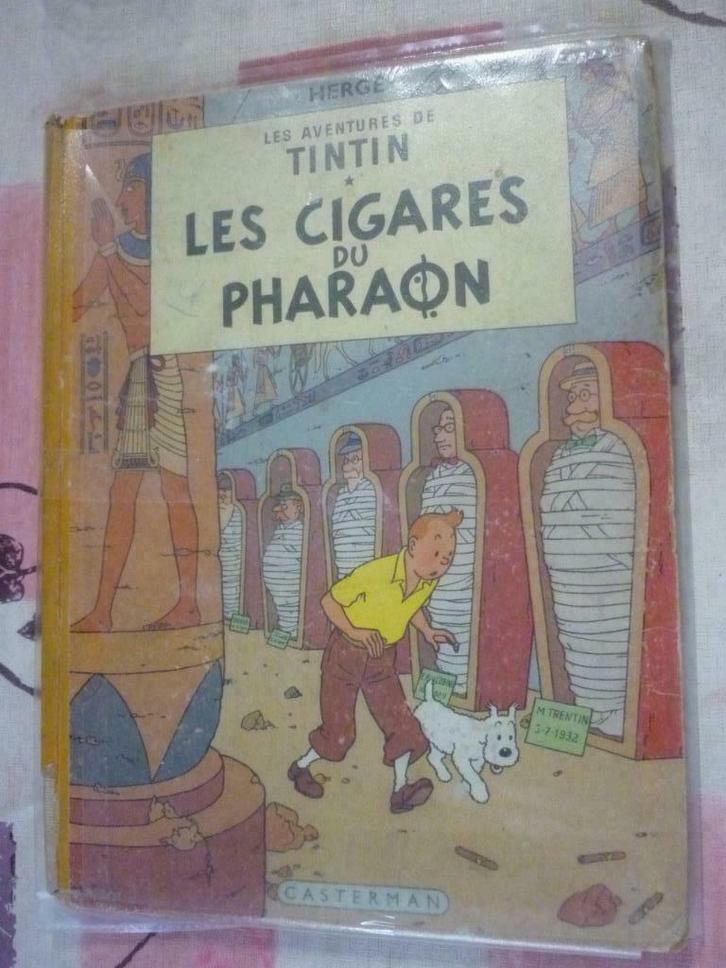 tintin les cigares du pharaon, Boeken, Stripverhalen, Gelezen, Eén stripboek, Ophalen of Verzenden