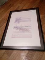 Aquarelle encadrée / FRANCO CASIRAGHI, Antiek en Kunst, Kunst | Schilderijen | Modern, Ophalen of Verzenden