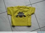 geel t-shirtje maat 62 P'tit Filou, Kinderen en Baby's, Babykleding | Maat 62, Ophalen of Verzenden, Zo goed als nieuw, Jongetje
