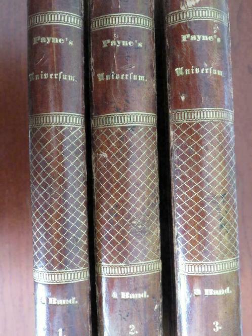 Payne s Universum und Buch der Kunst    3 DELEN, Boeken, Kunst en Cultuur | Beeldend, Gelezen, Grafische vormgeving, Ophalen of Verzenden