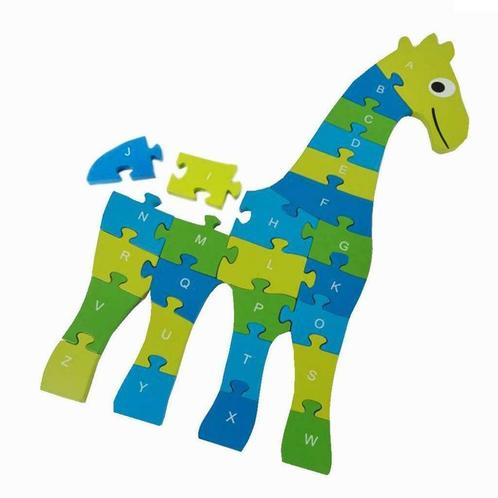 puzzel giraf BuitenSpeel hout, Kinderen en Baby's, Speelgoed | Kinderpuzzels, Nieuw, 4 tot 6 jaar, 10 tot 50 stukjes, Van hout