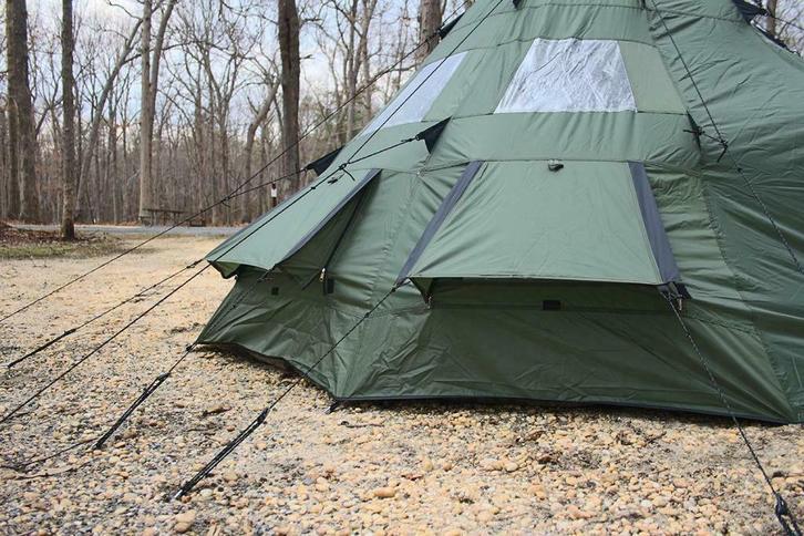 Exclusieve Teepee Tent Tipi Tent / Teepetent / Tipitent, Caravans en Kamperen, Tenten, tot en met 4, Nieuw, Ophalen of Verzenden