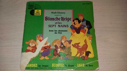 disque vinyl 45 tours Blanche Neige Et Les Sept Nains, Cd's en Dvd's, Vinyl | Kinderen en Jeugd, Zo goed als nieuw, Ophalen of Verzenden