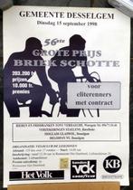 Wielrennen affiche Desselgem Briek Schotte Elite 1998, Ophalen of Verzenden, Zo goed als nieuw