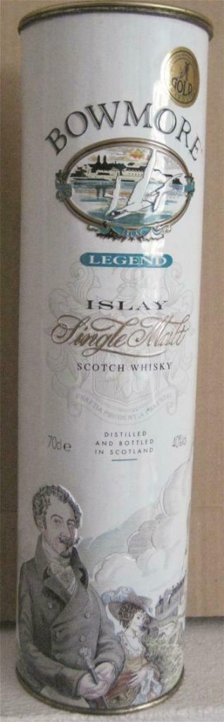 Whisky Legend doos Bowmore nr 1, Verzamelen, Blikken, Zo goed als nieuw, Ophalen of Verzenden