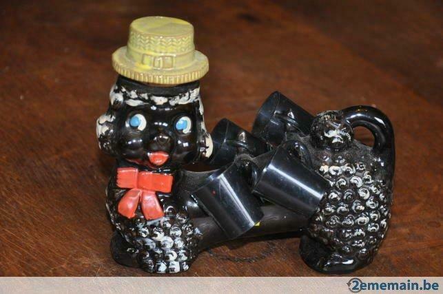 carafe caniche année 50 "vintage", Antiquités & Art, Antiquités | Céramique & Poterie, Enlèvement ou Envoi