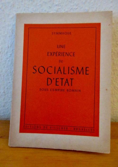 Symmaque, Expérience de socialisme d'Etat ss l'Empire romain, Boeken, Geschiedenis | Stad en Regio, Gelezen, 20e eeuw of later