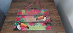 Nouvelle assiette murale en bois Beach rum Toucan, Envoi, Neuf