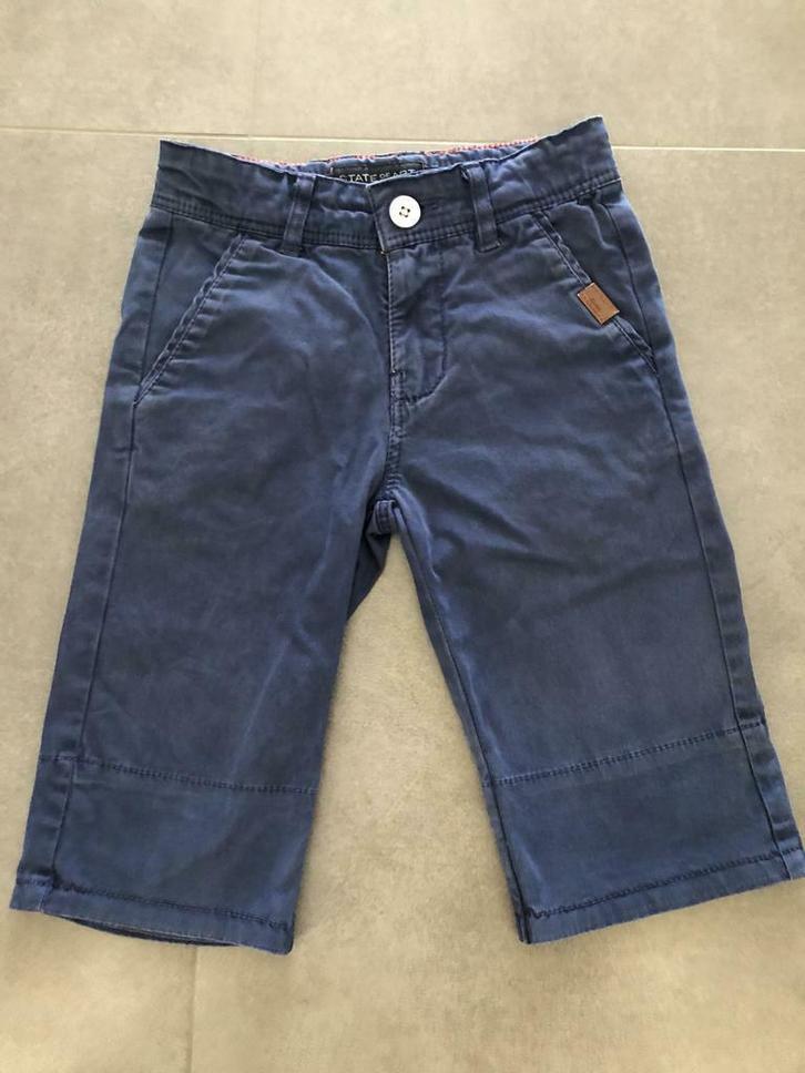 Donkerblauwe jongensbermuda State of Art maat 122 = 7 jaar, Kinderen en Baby's, Kinderkleding | Maat 122, Gebruikt, Jongen, Broek