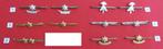 Paire d'insigne métallique pour imperméable armée belge, Enlèvement ou Envoi