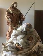 Hand geboetseerde crèche kerstal - grote versie, Ophalen of Verzenden