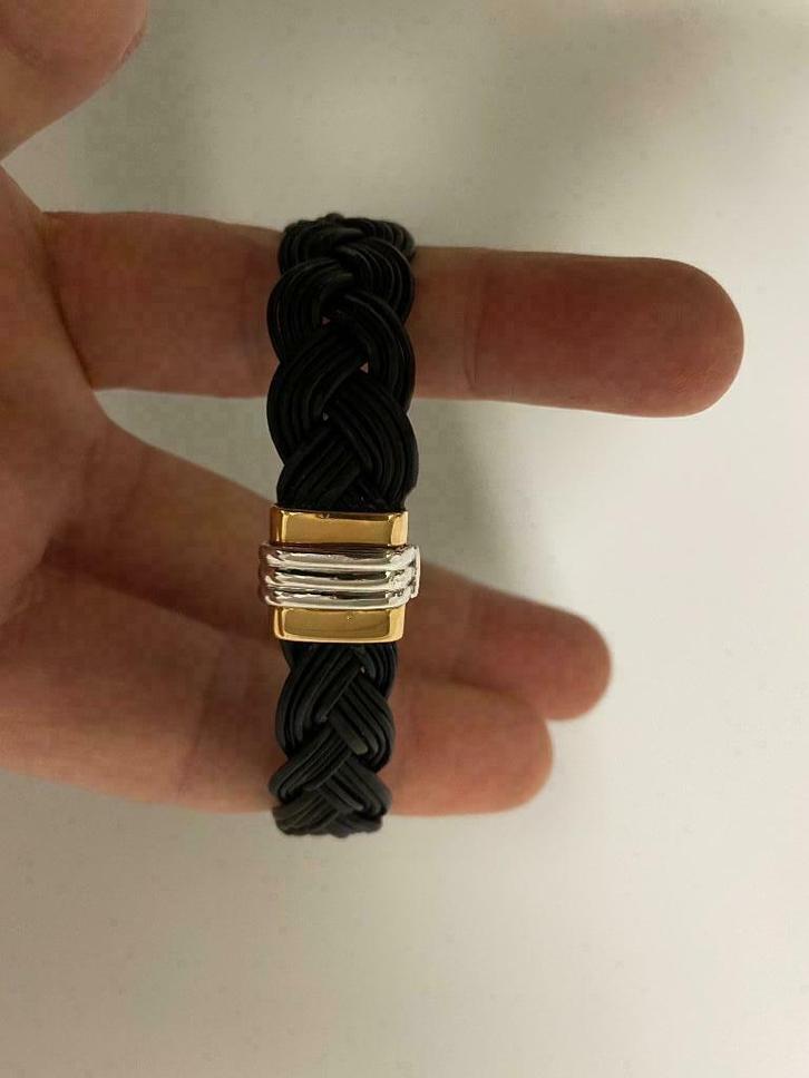 Bry paris armband olifantenhaar nieuw!, Handtassen en Accessoires, Armbanden, Nieuw, Goud, Goud, Ophalen