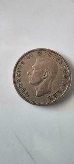 Brits muntstuk 2 shilling 1949, Ophalen of Verzenden, Losse munt, Overige landen