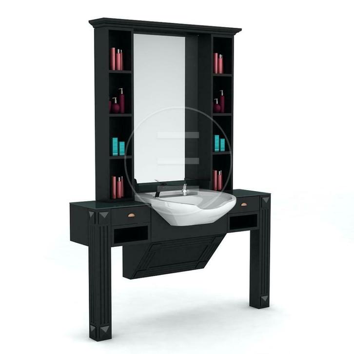 barberunit barbershop barbiershop kaptafel knipspiegel knip, Huis en Inrichting, Woonaccessoires | Spiegels, Nieuw, Rechthoekig