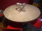 Unieke marmeren molensteentafel, 100 à 150 cm, 100 à 150 cm, Autres matériaux, Rond