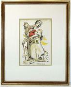 litho  - Alfred Ost - Oorlogslachtoffers, Antiek en Kunst, Ophalen of Verzenden