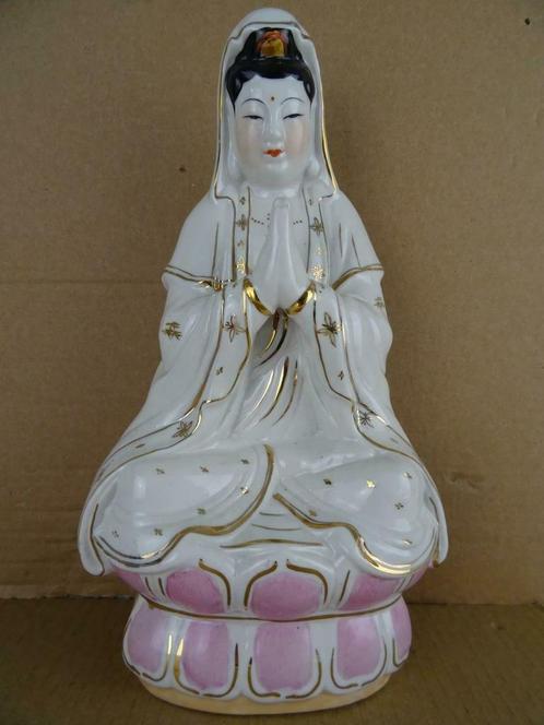 Guanyin beeld Guan Yin beeld porseleinen beeld Guanyin China, Verzamelen, Beelden en Beeldjes, Zo goed als nieuw, Religie, Ophalen of Verzenden