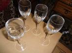 Lot 4 verres à clairette de die ou crémant, Collections, Enlèvement, Utilisé