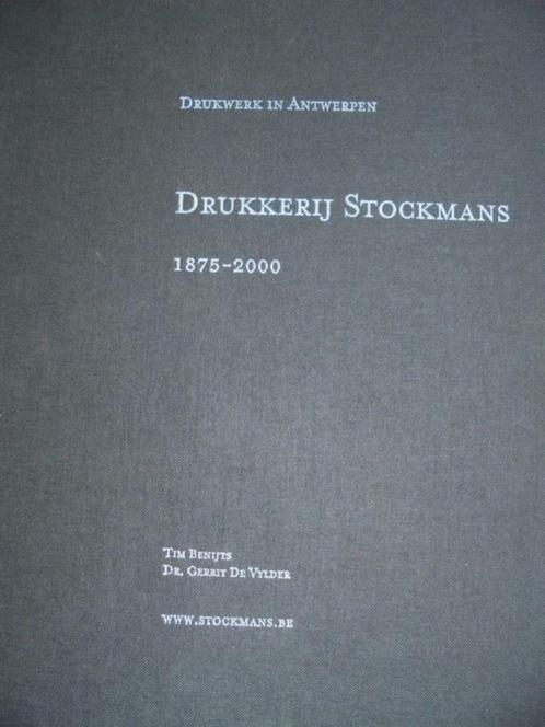 Drukkerij Stockmans  1875 - 2000, Livres, Art & Culture | Arts plastiques, Neuf, Peinture et dessin, Envoi