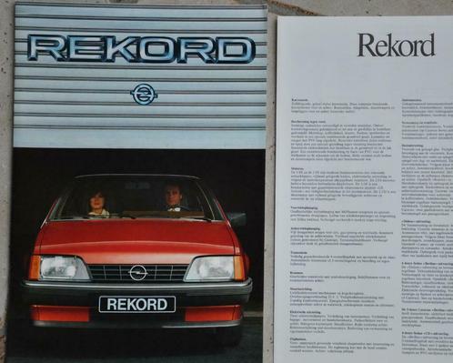 Lot van 3 Brochures OPEL REKORD (1983), Livres, Autos | Brochures & Magazines, Comme neuf, Opel, Envoi