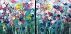 Hilda Hendriksen, Flowerfield, Antiek en Kunst, Kunst | Schilderijen | Modern