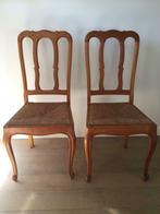 2 stoelen (stijl Louis XIV) (einde jaren “50), Comme neuf, Brun, Bois, Enlèvement