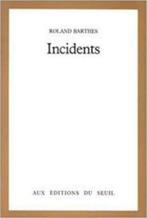 Incidents, Roland Barthes, Comme neuf, Roland Barthes, Un auteur, Enlèvement ou Envoi