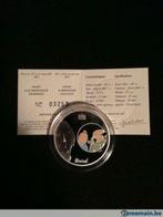 Pièce argent 1eur et demi Tintin et Tournesol"Hergé"