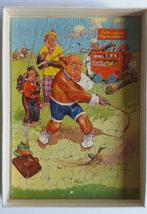 Vintage Jumbo puzzle - Golfspelende apen, Kinderen en Baby's, Speelgoed | Kinderpuzzels, Ophalen of Verzenden, Meer dan 50 stukjes