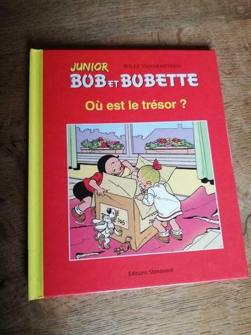 Livre junior Bob et bobette "où est le trésor ?", Garçon ou Fille, Enlèvement ou Envoi, Comme neuf, 5 ou 6 ans