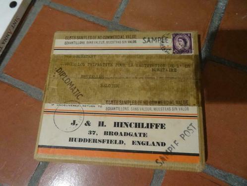 petite boîte  colis envoi diplomatique  années 1950, Postzegels en Munten, Postzegels | Europa | UK, Gestempeld, Ophalen of Verzenden