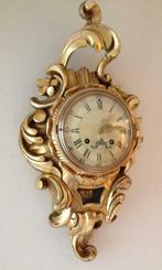 Cartel en bois sculpté, vers 1930-1940, Antiquités & Art, Antiquités | Horloges, Envoi