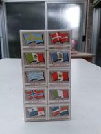 Vintage luciferdoosjes vlaggen gebouwen, Verzamelen, Ophalen of Verzenden