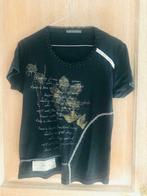 Nieuw zwart T-shirt CASSIS - oksel/oksel 51cm (zn2222)
